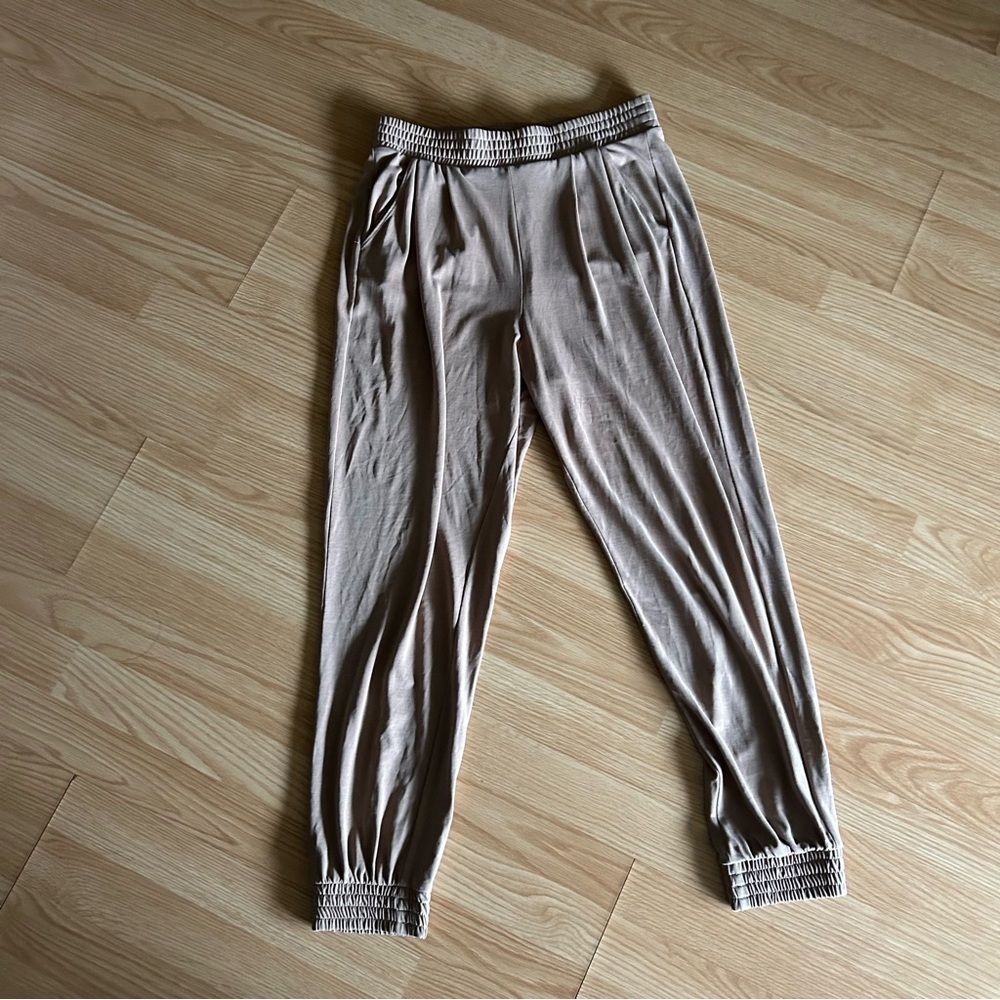 Express Tan High Rise Casual Joggers Women’s Small